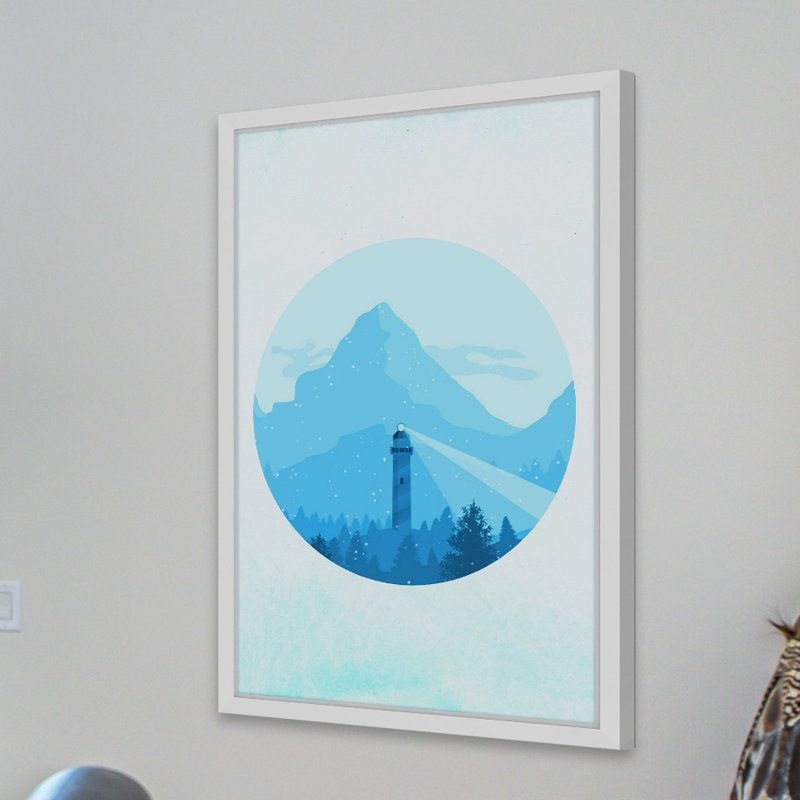 Single Picture Frame Painting, 91cm H x 61cm W x 3.81cm D