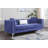 Lyon Velvet Blue Sofa-105778313