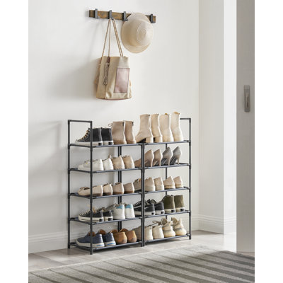 10 Pair Shoe Rack