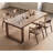 Olsi solid wood dining table-1433444755
