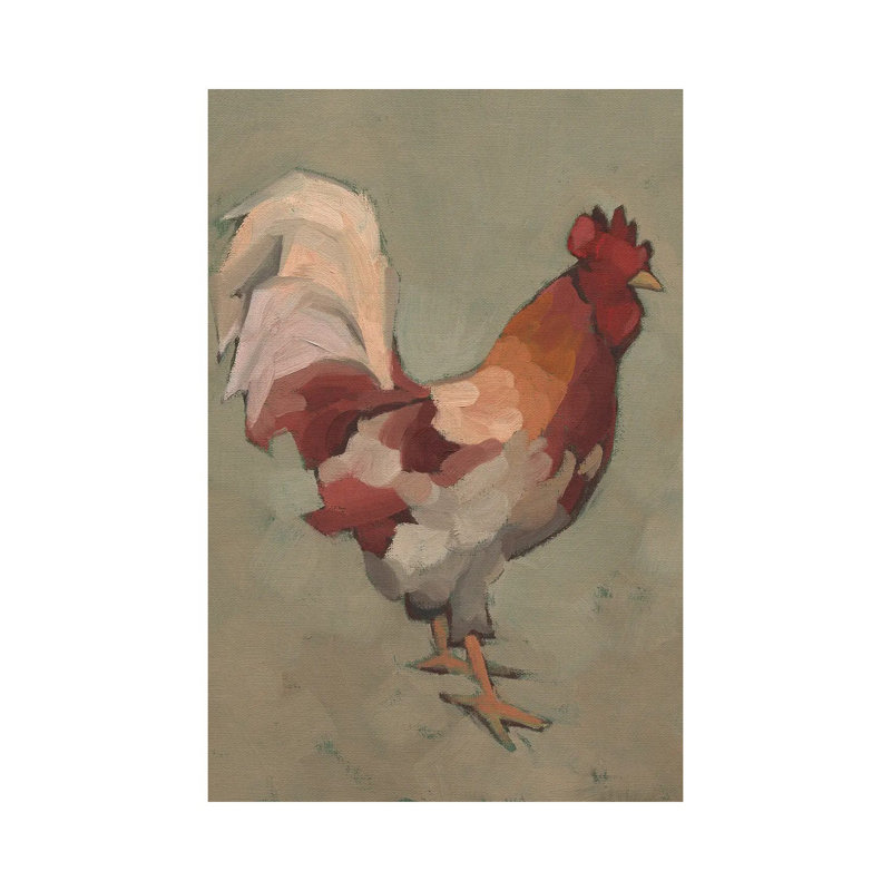 Roost Ruler I by Jacob Green - Wrapped Canvas Painting, 20.32 cm H x 30.48 cm W