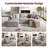 114" Cloud Couch, Oversized Modular Comfy Sofa For Living Room, U Shaped Sectional Couches With Detachable Sofa Cover, Storage Ottoman-294346993