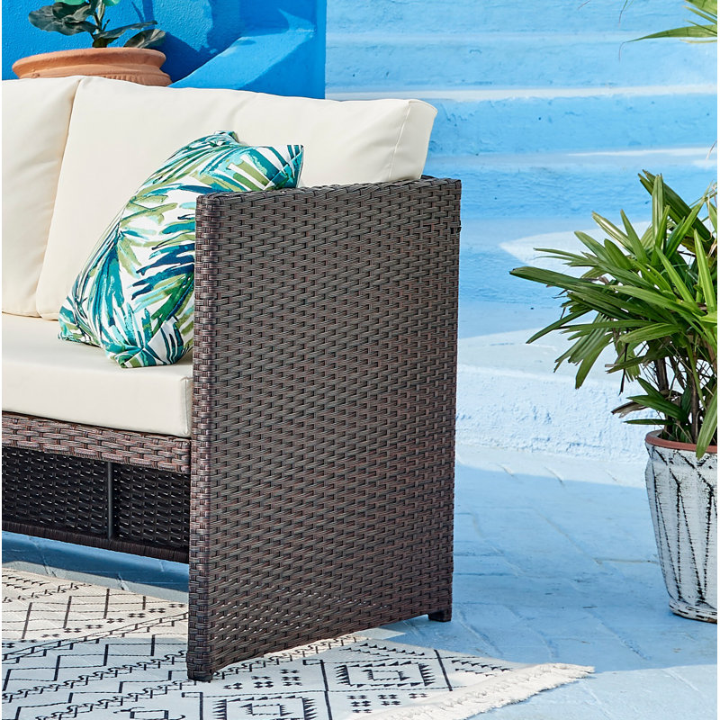 Ensemble de conversation modulaire avec coussins 3 pièces Edle