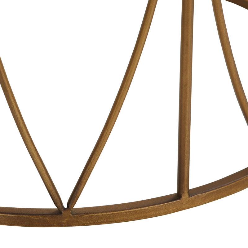 Everett Glass Top End Table