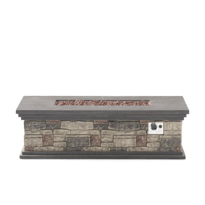 Rectangle Mgo Fire Pit - 50 000 Btu