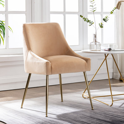 Fauteuil d'appoint en velours Koblas