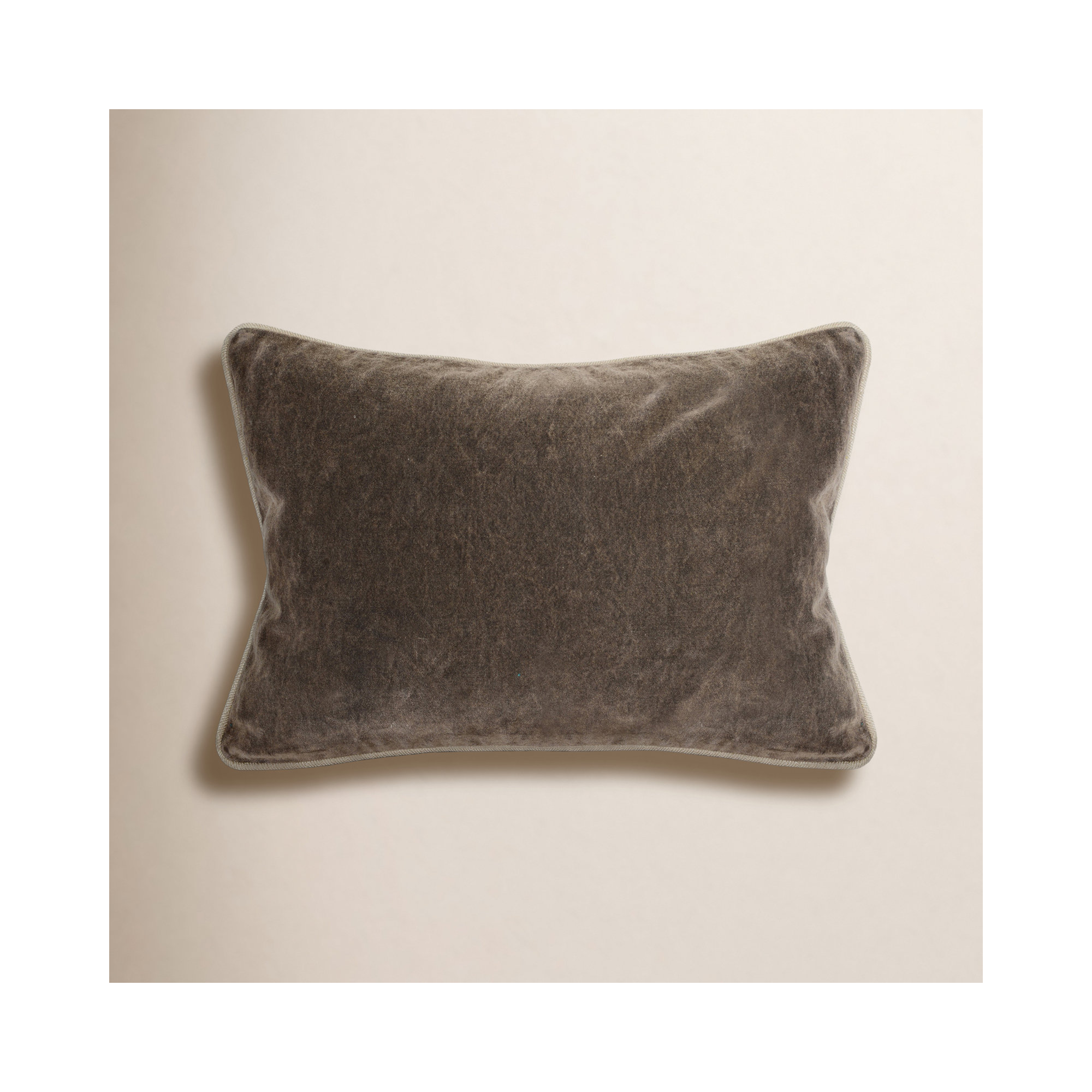 Goodall Throw Pillow, Rectangle 14"H x 20"W, Brown