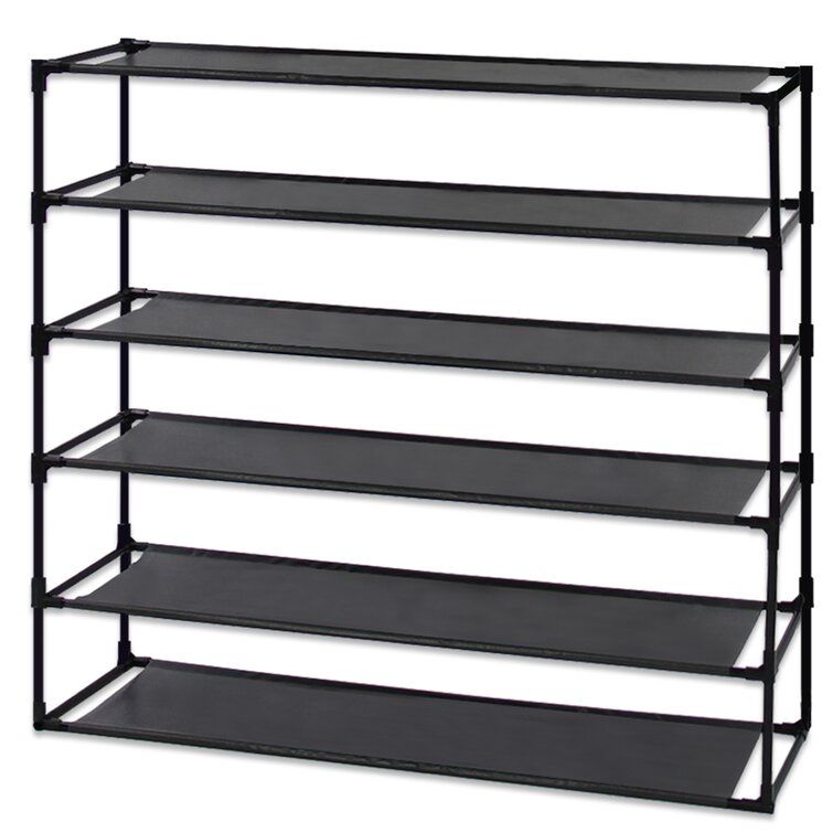 30 Pair Stackable Shoe Rack Rebrilliant