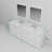 Dukes 84 in. W x 22 in. D Double Bath Vanity and Mirrors-37292569-113107518