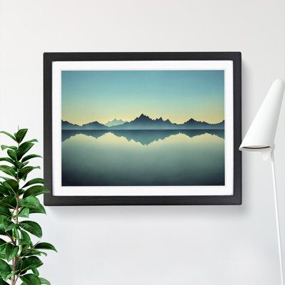 Mountain Lake Reflection Vol.2 - Framed Print