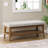 Hahnville Tufted Upholstered Storage Bench -538465063