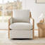 Fauteuil demi-tonneau pivotant surdimensionné Grayton-104838896