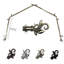 Ensemble de tringle à rideaux simple et quincaillerie à 4 côtés Rexford-314796323-398672298
