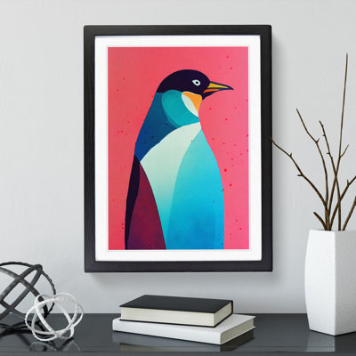 Penguin In Colour No.2 Abstract - Print