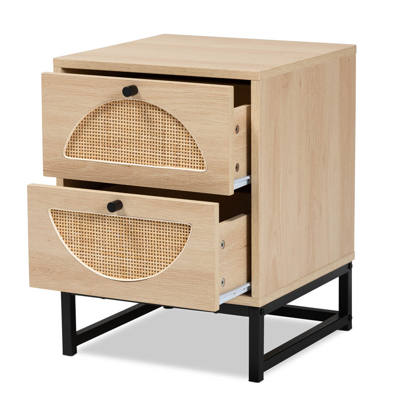 Table de chevet 2 tiroirs Amette