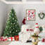 Arbre de Noël en épinette éclairé, arbre de Noël artificiel, 950 pointes, support en métal et branches à charnières pour la fête au bureau à domicile-1699667851-1699667852