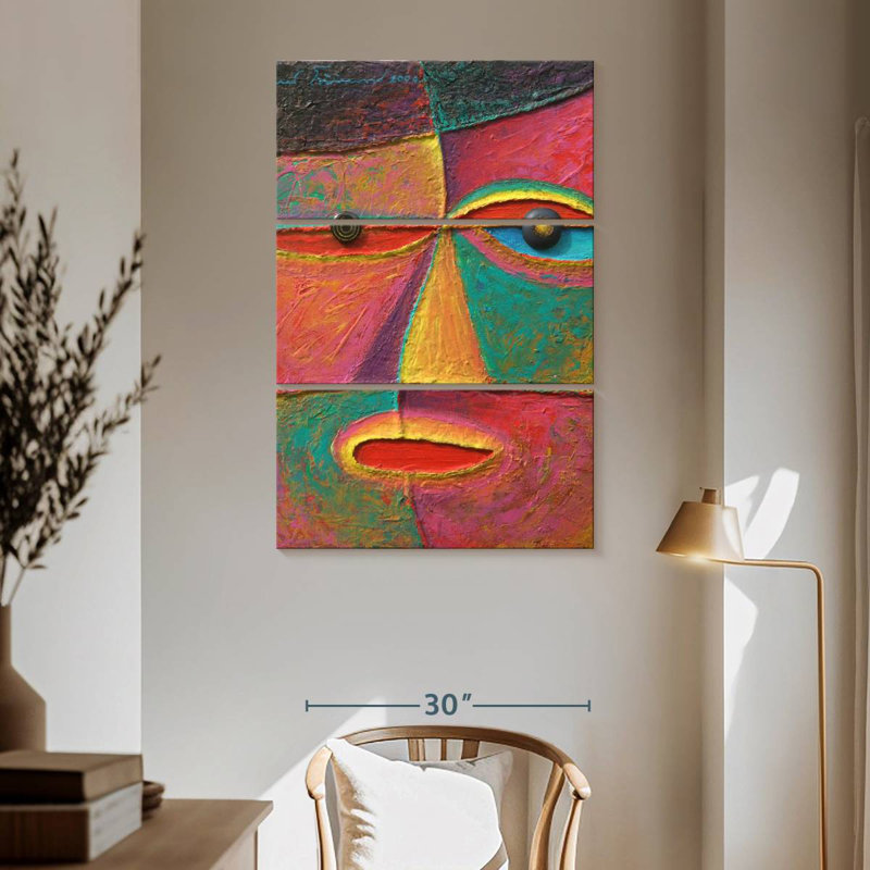 Leisha Abstract Acrylic Portrait