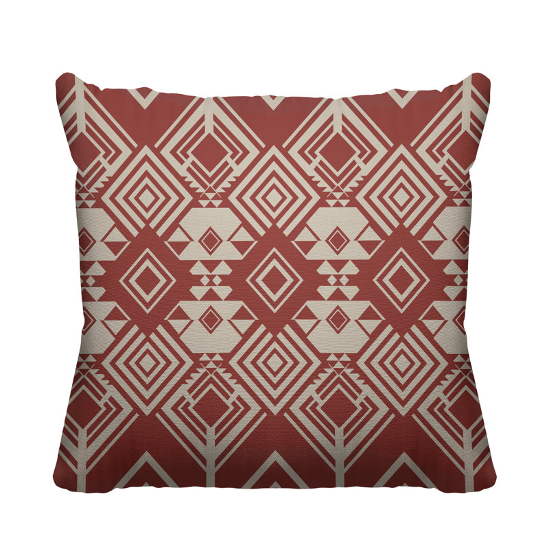 Housse et insert de coussin extérieur d'extérieur, L 15 po x H 15 po, Rose