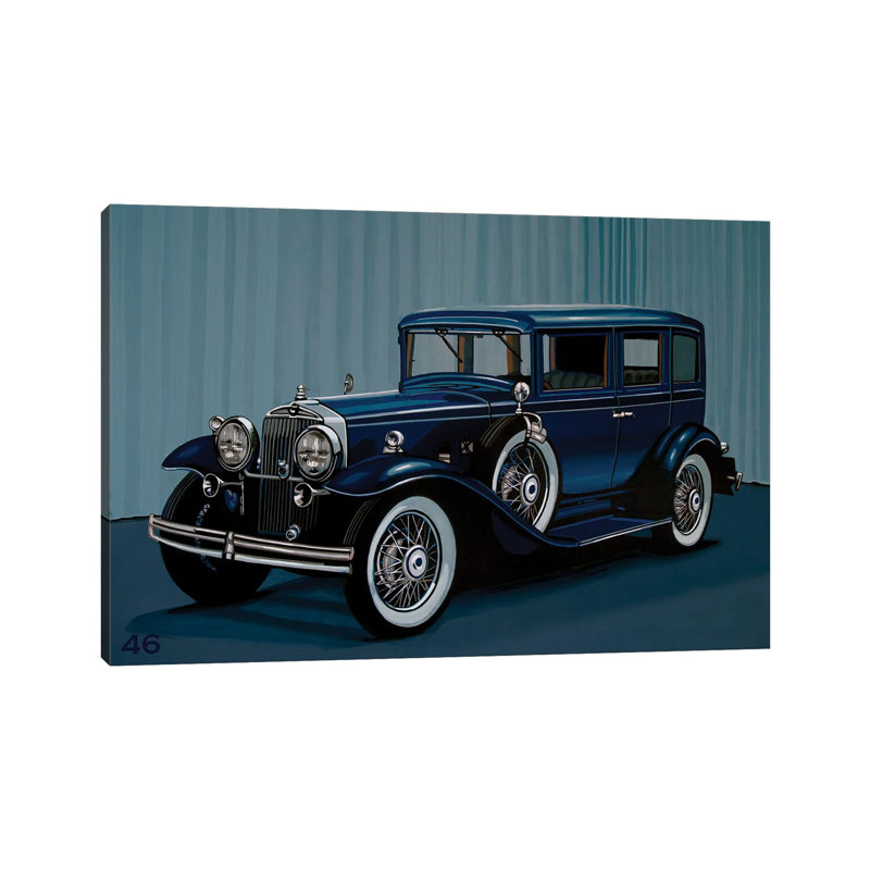 Stutz DV 1932 1 Piece Wrapped Canvas Wall Art