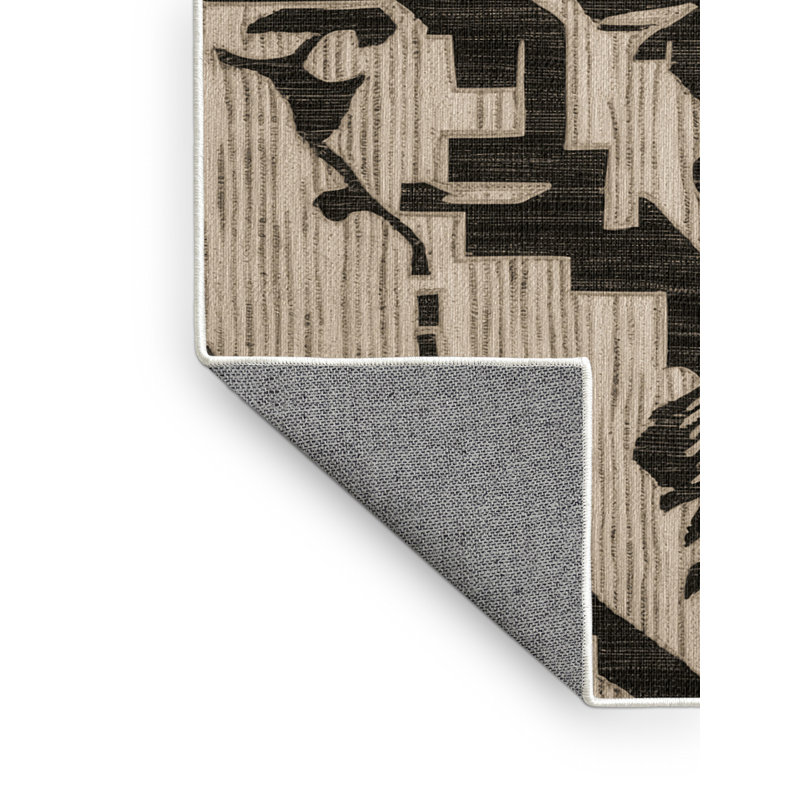  Tapis hawaïen lavable Kapa, Rectangle 4pi x 6 pi
