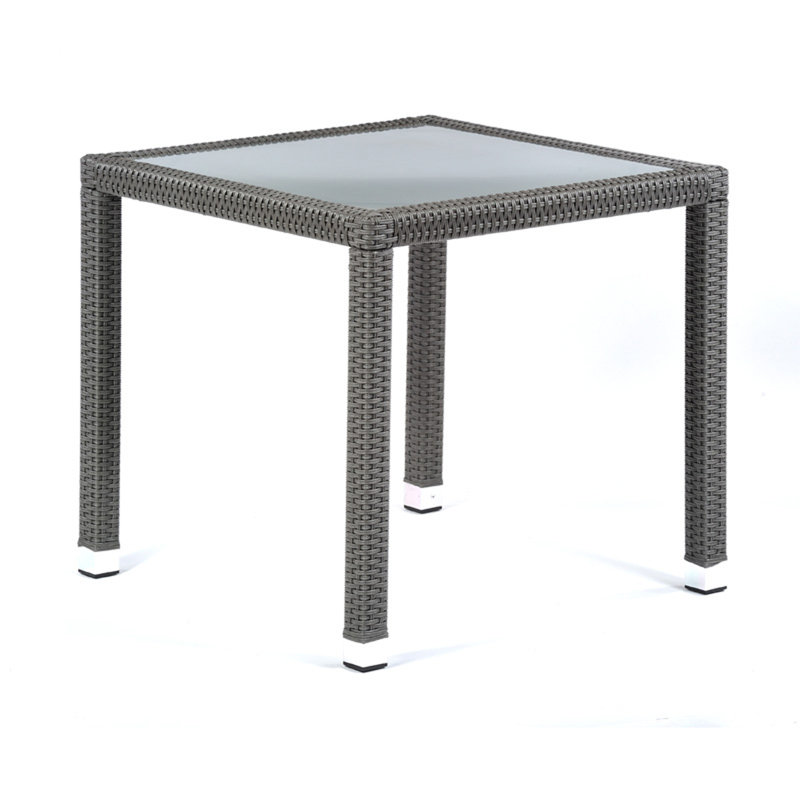 Monteiro 4 - Person Wood Patio Dining Set with Square Table , Cushions Included