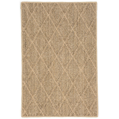 Tapis en sisal tissé naturel Diamond