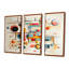Ensemble d'art mural géométrique rétro Mid Century-1721668573-1721668574