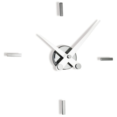 Puntos Suspensivos Metal Analog Wall Clock