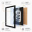 Stacked Metal Rings Industrial - Framed Print-573050274-573050277