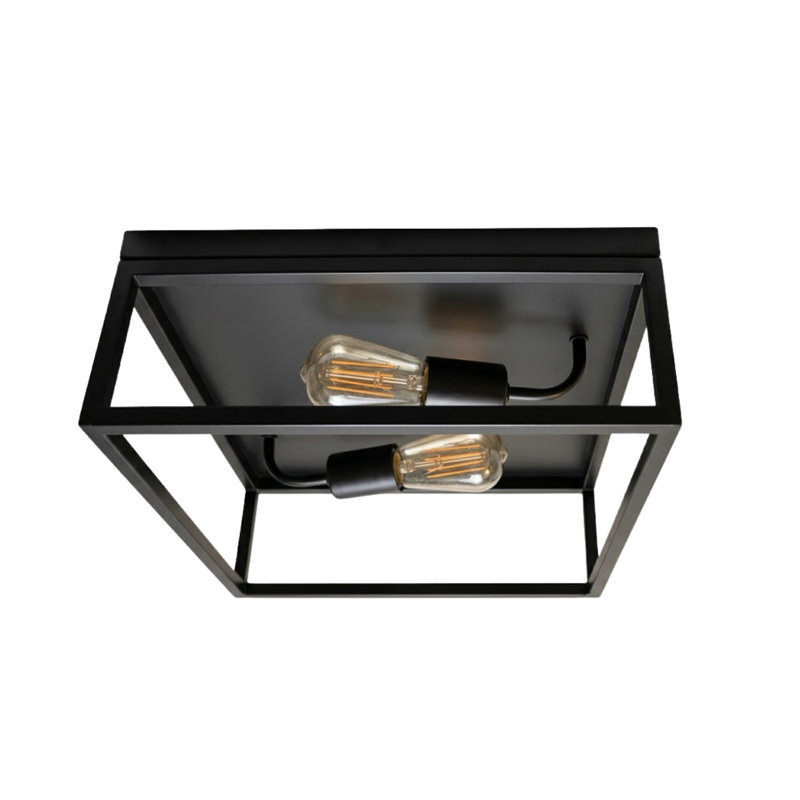 Plafonnier encastré 2 lumières 15,5 po
