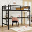 Lit mezzanine avec bureau, USB et lumière DEL-115607509