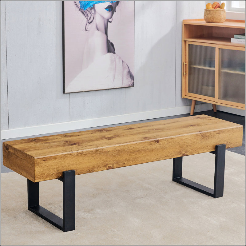 Versatile And Sturdy 59" Dining Bench For Various Settings