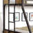 Jazmone Metal and Wood Bunk Bed with Attached Ladder-468285853