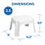 1 - Step Plastic Lightweight Step Stool-1877998230