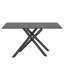 Table de salle à manger rectangulaire en verre trempé Seraphine-1930431810