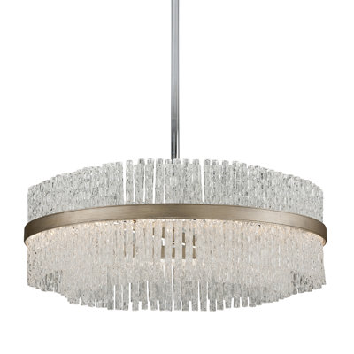 Chime 4 - Light Shaded Drum Chandelier