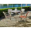 Chaise de patio empilable Aquil-654477319