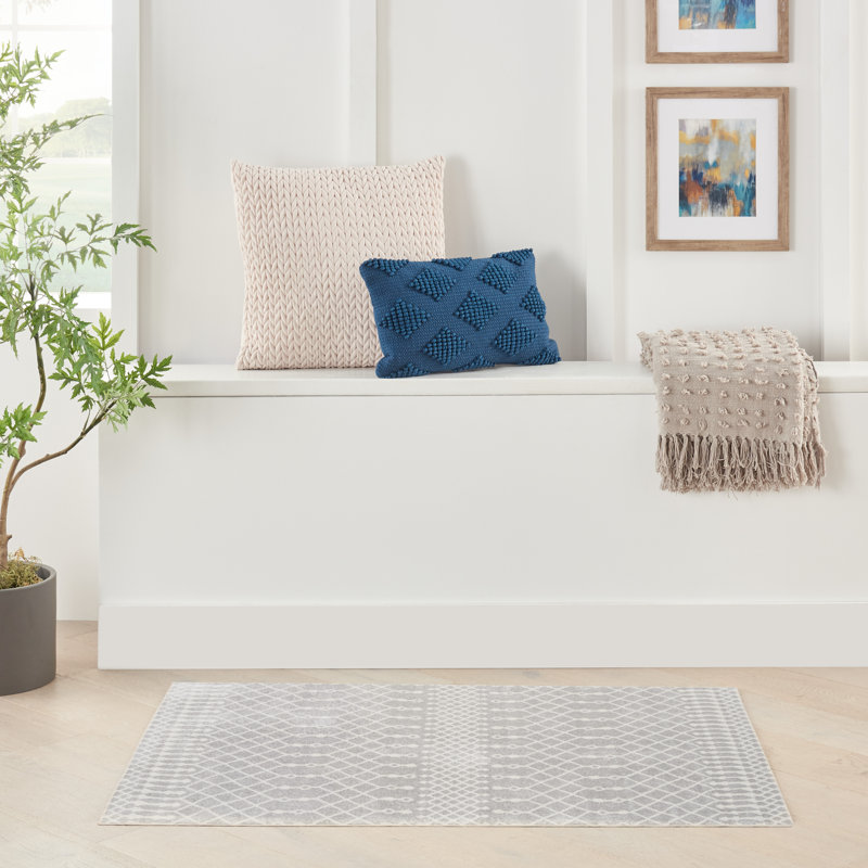 Tapis gris Athalla, Rectangle 3 pi 3 po x 5 pi
