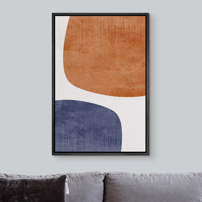 Illustration de style abstrait Mid-Century