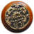 Antique Brass/Cherry Wood