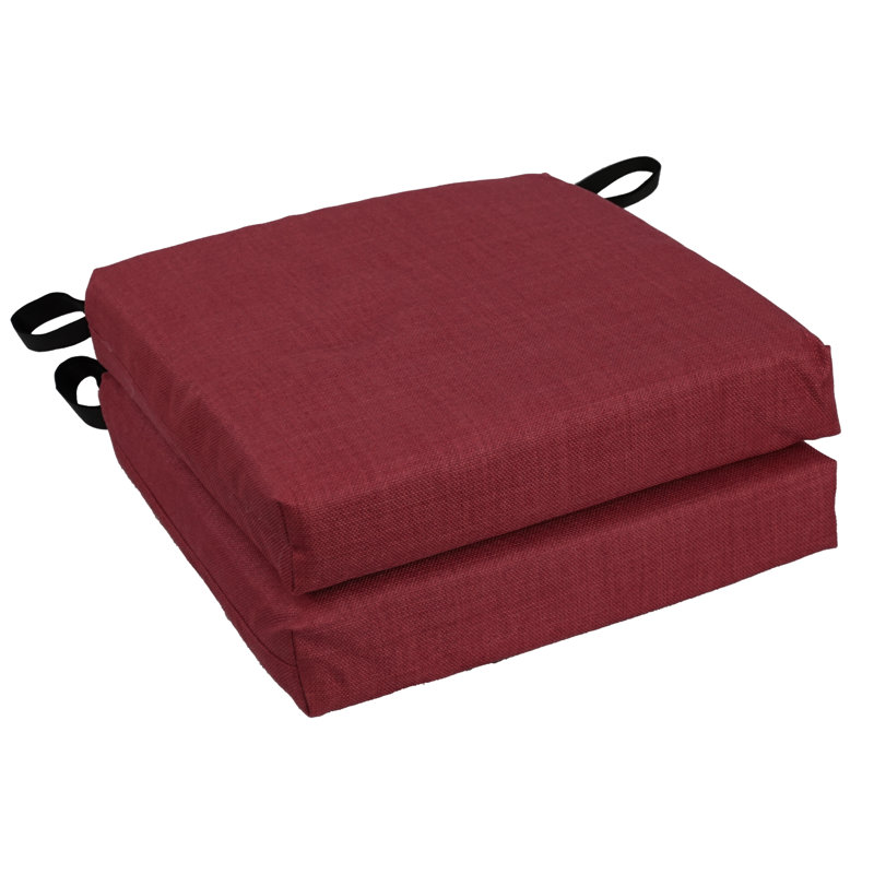 Outdoor 3'' Seat Cushion, Merlot