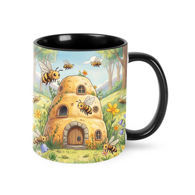 Bee Coffee Mug 11oz Ceramic Cup
