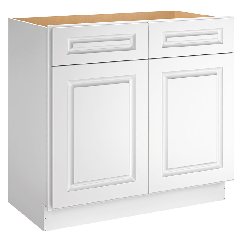 Cozy Design 36'' Single Bathroom Vanity Base Only, Traditional White