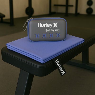 Serviette et étui en microfibre Hurley 20X40
