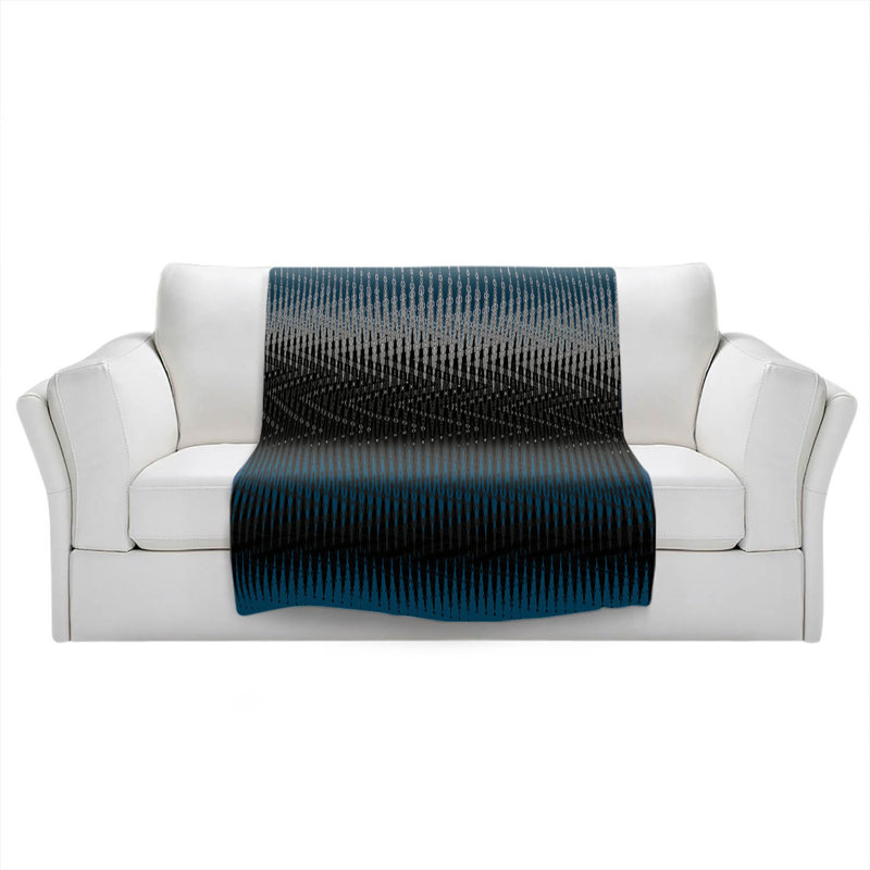 Hand Woven Throw Blanket, 68" x 80"
