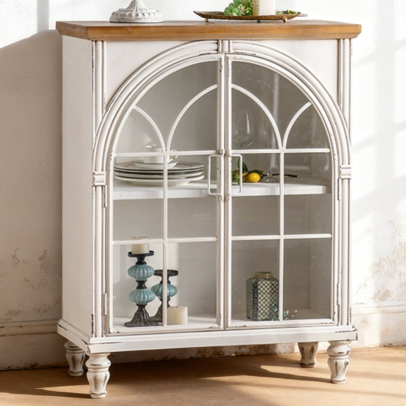 Modern White Solid Wood Sideboard