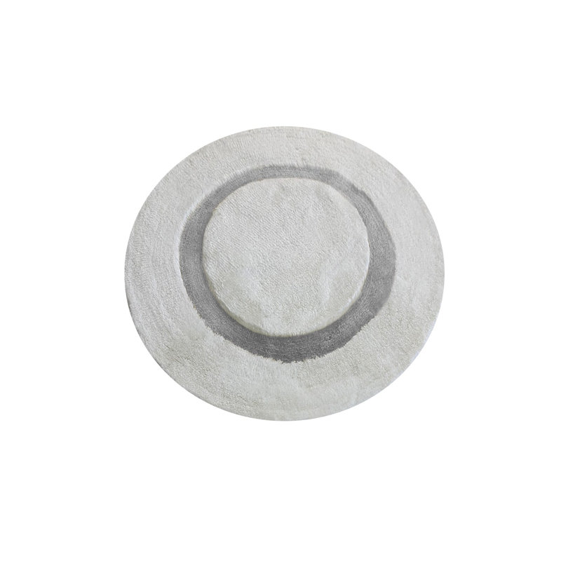Alon Plastic / Acrylic Non-Slip Bath Mat, White/Grey