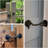 4” Privacy Hook And Eye Gate Latch Easy Lock For Barn Door, Blac...
