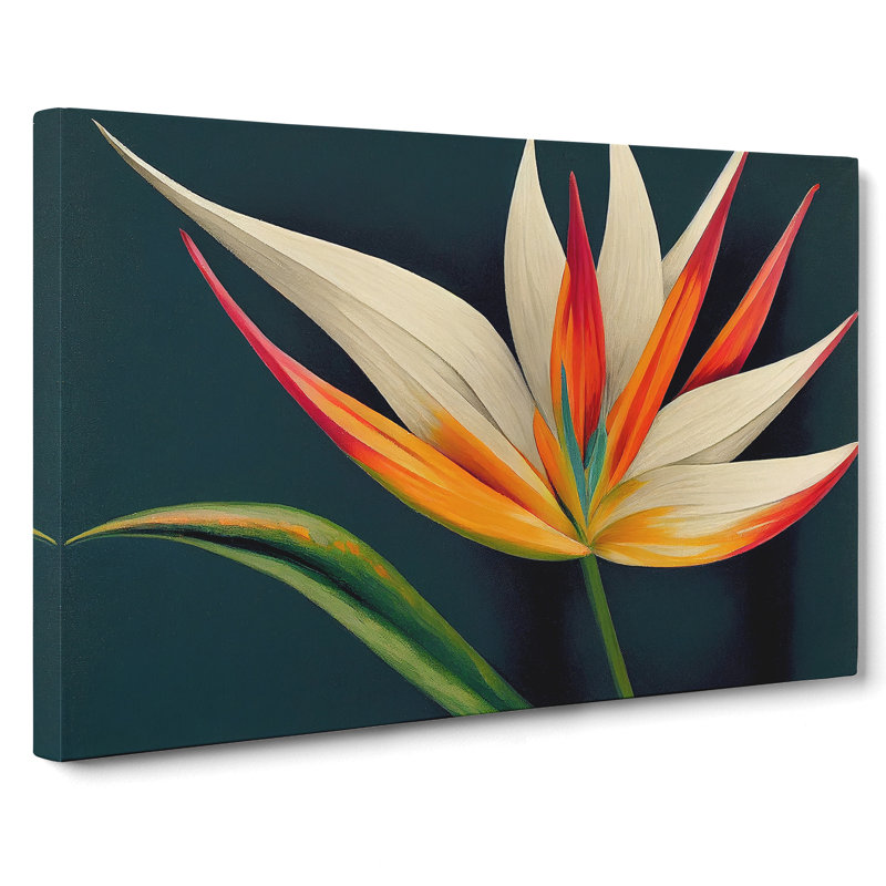 Meaningful Bird Of Paradise Flower - Wrapped Canvas