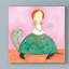 « fée on turtle », art sur toile-33522475
